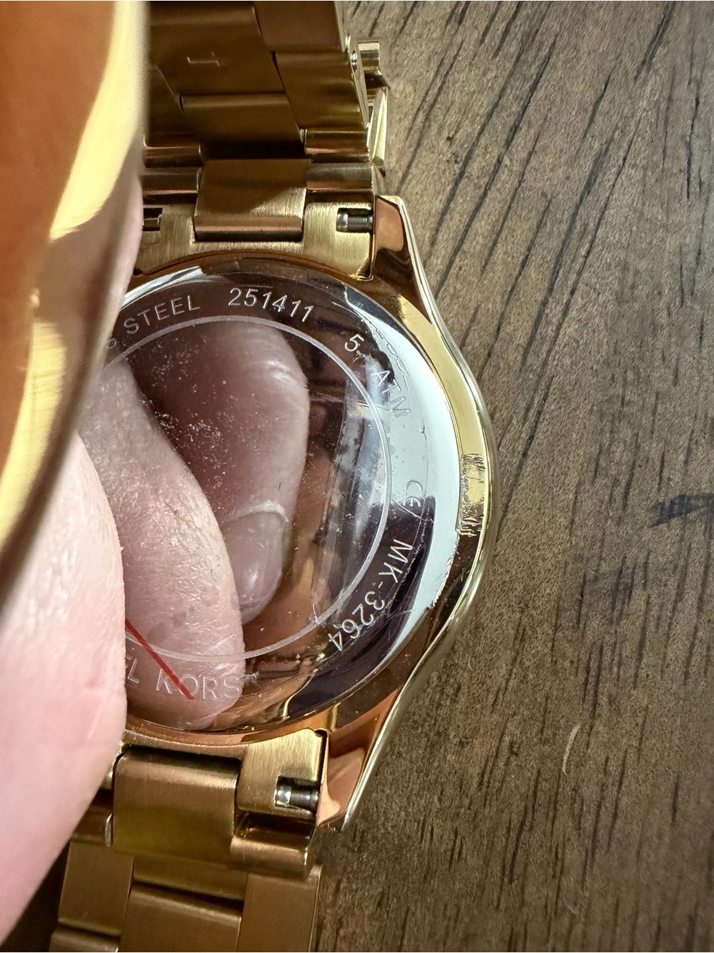 Michael Kors MK3264 Gold Watch with Pink Dial - Picture 7 of 12
